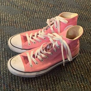 Pink High-Top Converse